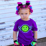 Frowney Checks Tees, Multiple Colors