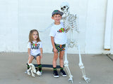 Spooky BABE Skull Tee, White   (Infant, Toddler, Youth, Adult)