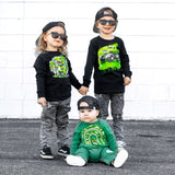 STP Dinosaur LS Shirt, Black