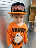 Ghost Malone Long Sleeve, Orange (Toddler, Youth, Adult)