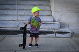 Neon Skateboards Tee, Charc (Infant, Toddler, Youth, Adult)