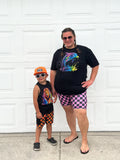 Neon Lion Tank, Black  (Baby, Kids, Adult)
