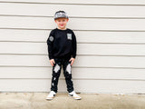 Awesome Kid/Mom/Dad Era Crew Sweatshirt, Black (Toddler, Youth, Adult)