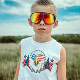 Eagle Checks Muscle Tanks, (Multiple Options)