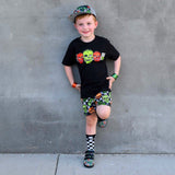 Spooky  Skulls Tee, Black  (Infant, Toddler, Youth, Adult)