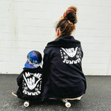 MM Summer Zip Hoodie, Black (Infant, Toddler, Youth, Adult)