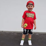 *Summer Vibes Tee or Tank,Red (Infant, Toddler, Youth, Adult)
