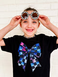 Space Bow Tees, (Baby, Kids, Adult)