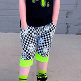 READY TO SHIP- ASHER, SIZE 4T, GREEN DRIP