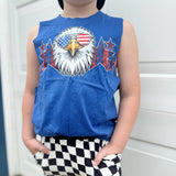 Eagle Checks Muscle Tanks, (Multiple Options)