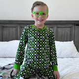 ARROW Long Zippy, Green Clover Checks