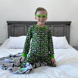 ARROW Long Zippy, Green Clover Checks