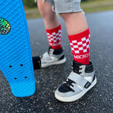 Sockz, Red & White Checkerboard (Infant, Toddler Youth)