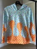 (MILK SILK) Ice Cream Drips HOODIES, Lt. Blue