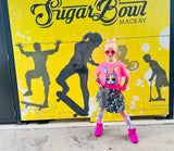 Neon Bunny (Bow)  Tees (Infant to Adult)