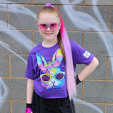 Neon Bunny (Bow)  Tees (Infant to Adult)
