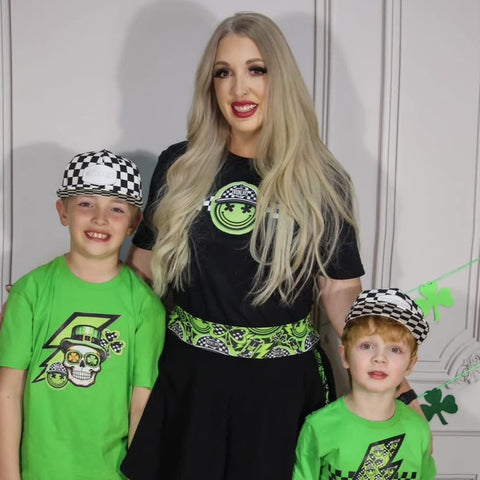 Smiley Checks TEES (Multiple Options)