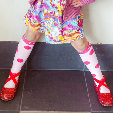 Polka Dot Socks, One Size