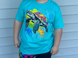Neon Sea Turtle Tees, (Multiple Options)