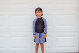 Bright Green Checker ETHAN SWIM Shorts (Toddler-Youth)