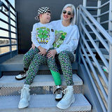 MTO-STP Clover Checks Joggers, (3 color options)