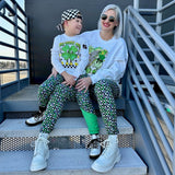 MTO-STP Clover checks Leggings, (3 color options)