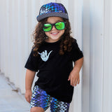 Micro Summer Tee, Black (Infant, Toddler, Youth, Adult)