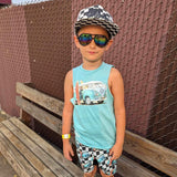 Retro Surf Bus Tank, SW (Infant, Toddler, Youth, Adult)