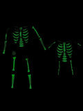 Skeleton Glow Romper, Black- (Infant)