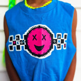 Smiley Checks Tanks, Multiple Colors