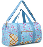 *PREORDER* Ice Cream Drip Duffel Bag, Lt. Blue