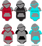MTO, Jax Hooded Bodysuit, Checkerboard