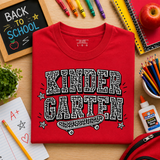 Kindergarten Composition SKATE Tees (Multiple Options)