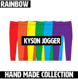 MTO-Kyson Joggers, Neon Rainbow