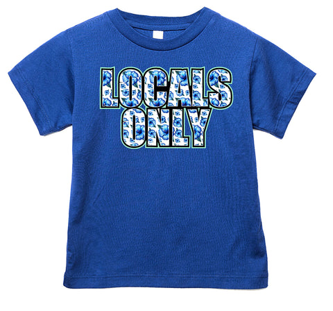 LOCALS only Tee or Tank, Royal  (Infant, Toddler, Youth, Adult)