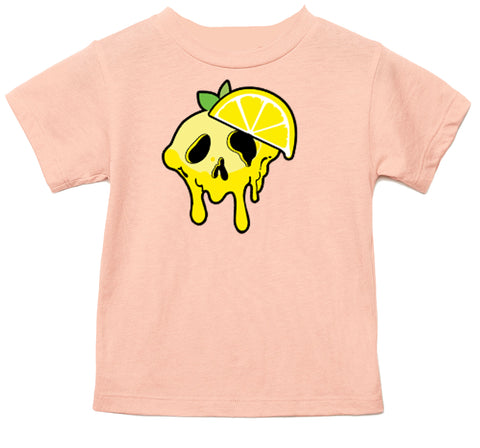 Lemon Drip Tee, Peach (Infant, Toddler, Youth, Adult)
