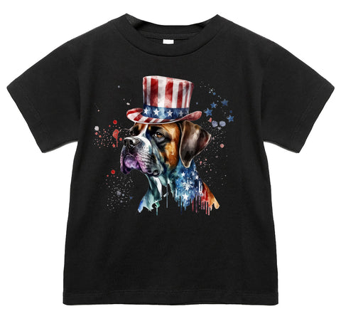 Liberty Dog Tee, Black  (Infant, Toddler, Youth, Adult)