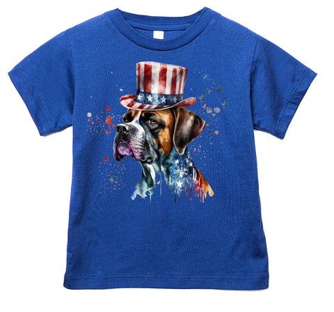 Liberty Dog Tee, Royal  (Infant, Toddler, Youth, Adult)