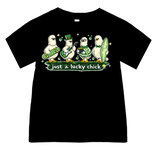 Lucky (Silkie) Chick Tee, (Multiple Color Options)
