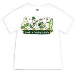 Lucky (Silkie) Chick Tee, (Multiple Color Options)