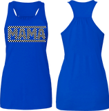 Mama CHECKS Raceback Tank, (Multiple Colors)