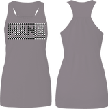 Mama CHECKS Raceback Tank, (Multiple Colors)