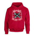 Holiday Vibes Hoodie, Red (Toddler, Youth, Adult)