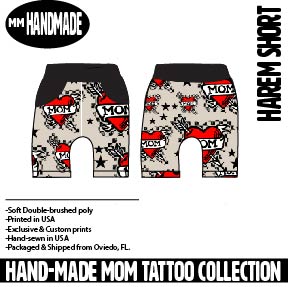 MTO-MomTat Harem shorts