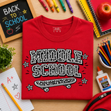 MIDDLE SCHOOL Composition SKATE Tee (Multiple Options)