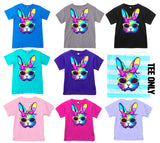 Neon Bunny (Bow)  Tees (Infant to Adult)