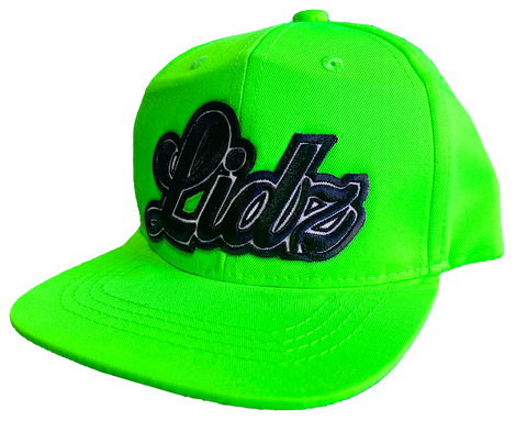 NEON Green Snapback, 3-D Patch (Infant, Toddler, Adult)