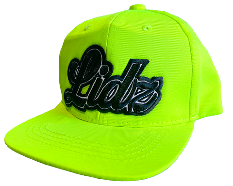 NEON Yellow Snapback, 3-D Patch (Infant, Toddler, Child, Adult)