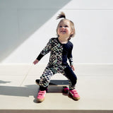 (BAMBOO)  Pastel Checks Arrow ZIPPY, Baby & Kids