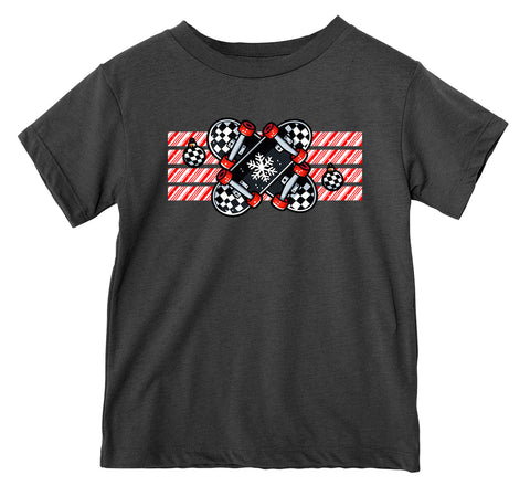 Candy Cane Skate Tee, Charc (nfant, Toddler, Youth, Adult)